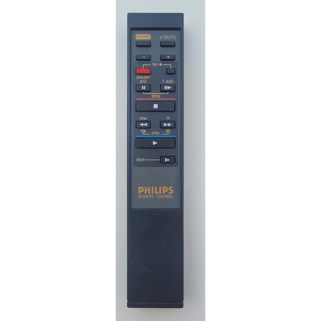 Controle Remoto Video Cassete Philips Antigo Original
