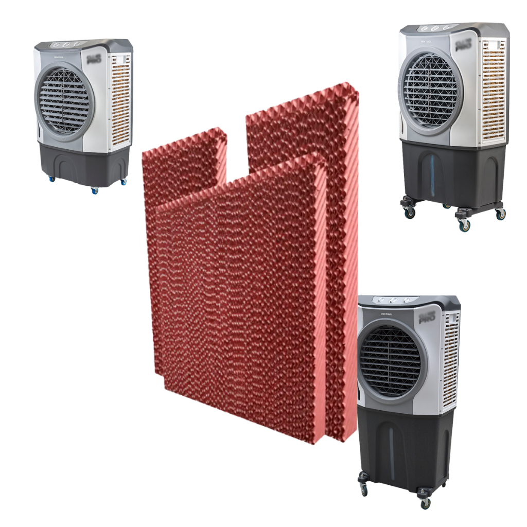Kit com 3 Peças Colmeia Filtro para Climatizador Ventisol Cli 45 70 100