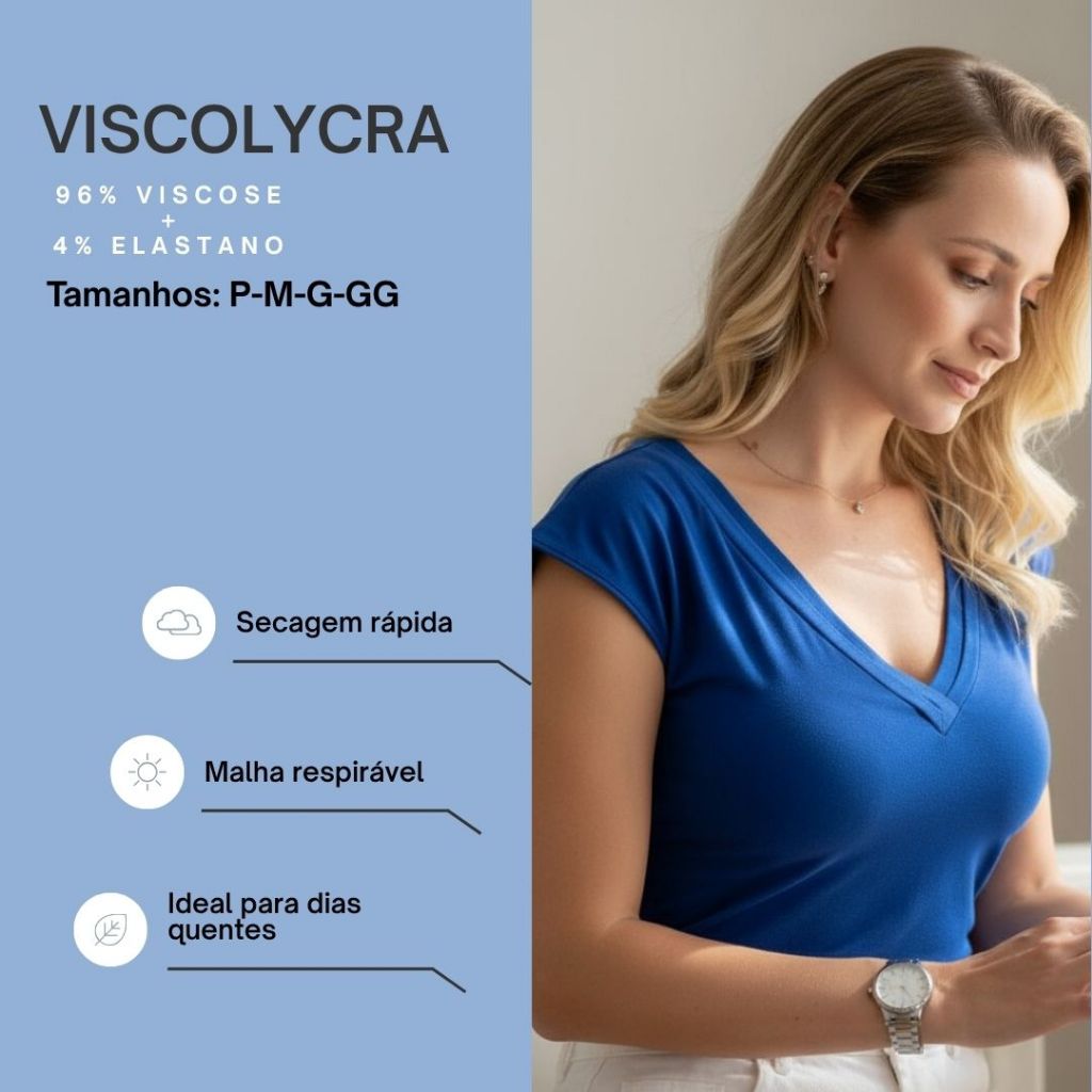 Blusa Baby Look Feminina Lisa Decote V Recorte Manga Curta Japonesa Confortável Casual Básica Lisa