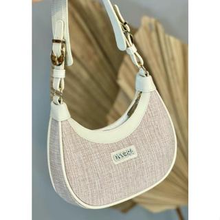 Bolsa De Ombro Pequena Feminina De Palha Texturizada Modelo Canoa em Oferta na Shopee