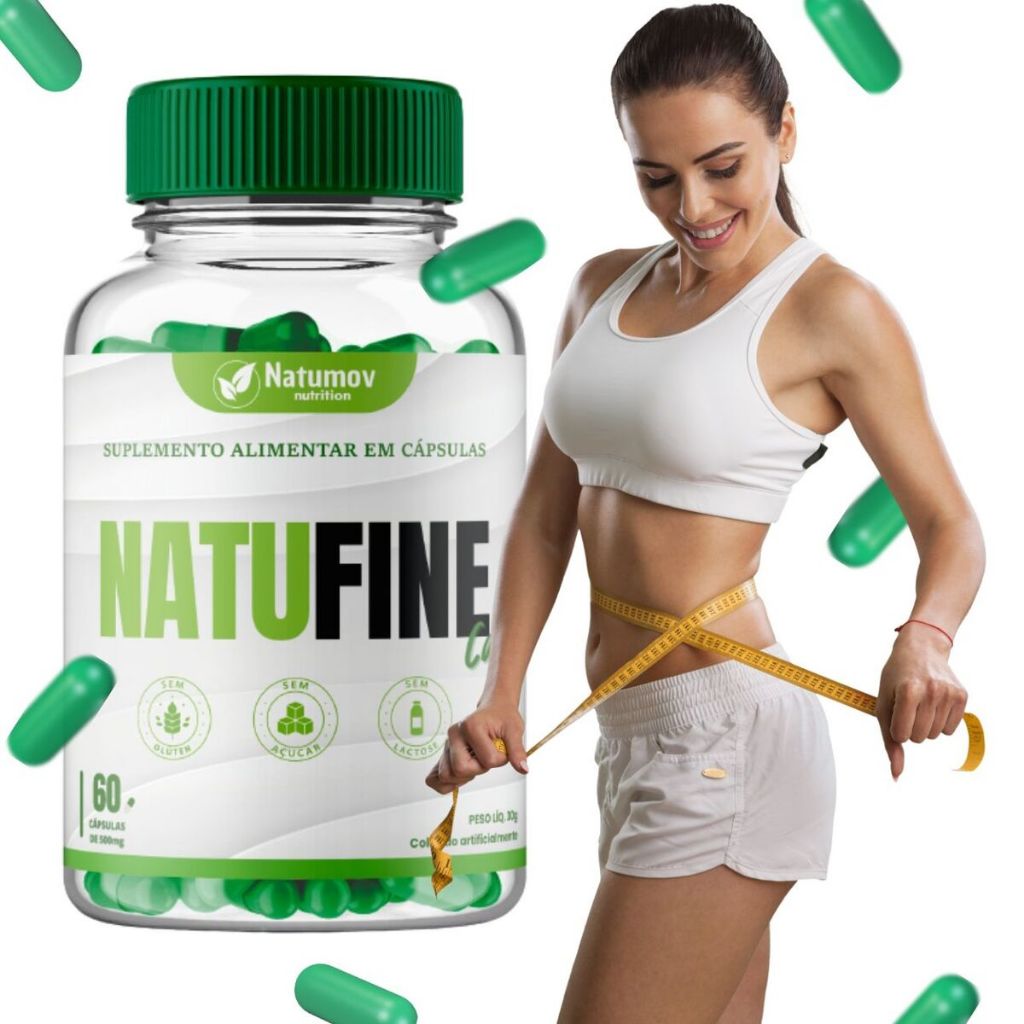 Natufine Caps 60 Cápsulas (500mg) - Inibidor de Apetite Natural - Natumov Nutrition