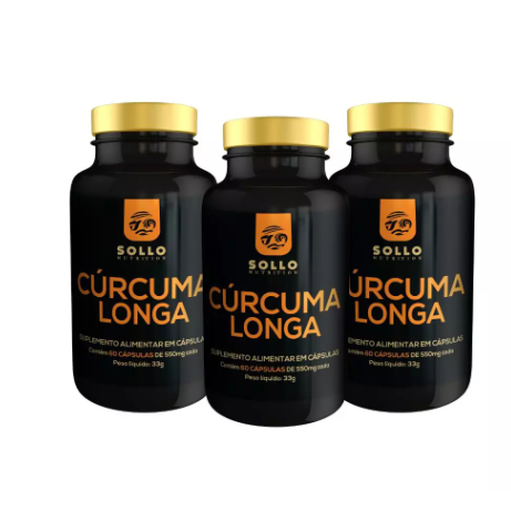 Kit 3x Cúrcuma Longa - 60 Cápsulas em Oferta na Shopee