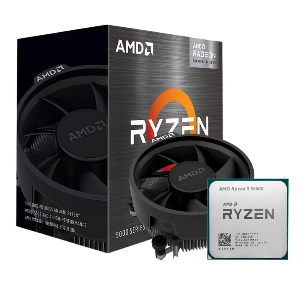 Processador AMD Ryzen 5 5600G - AMD/AM4 / 3.9Ghz / 6 Núcleos e 12 Threads