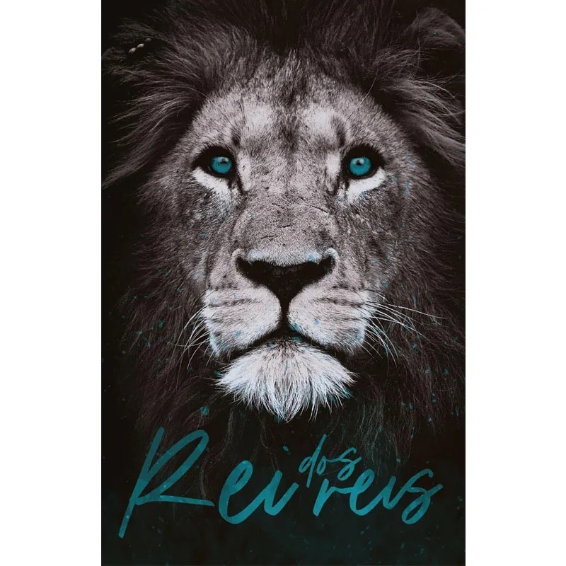 Bíblia Sagrada 860 - ARC - Leão Rei dos Reis - Com Harpa em Oferta na Shopee