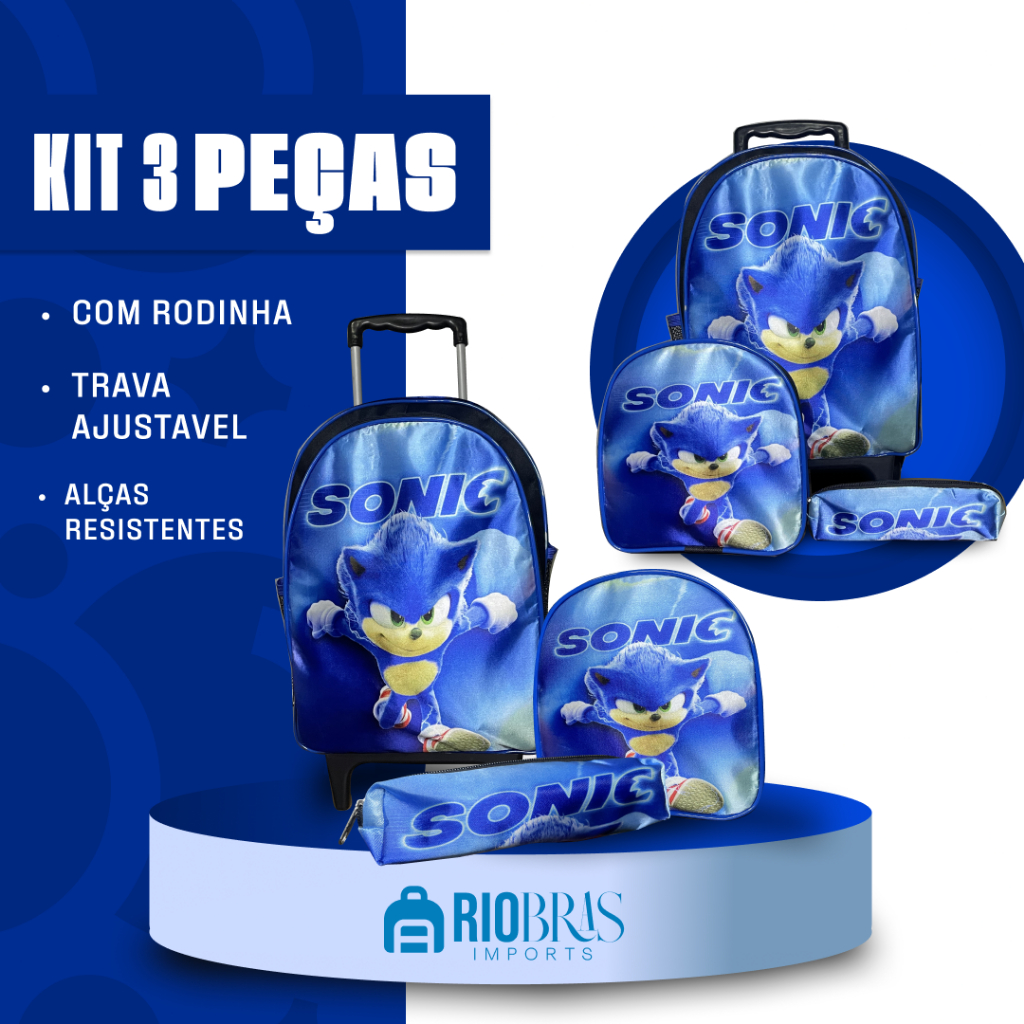 Mochila Infantil Sonic Sega: Onde Comprar | BuscaProdutos