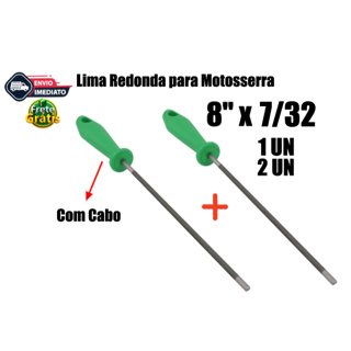 Lima redonda para corrente de motosserra com cabo 8" x 7/32" K&F em Oferta na Shopee
