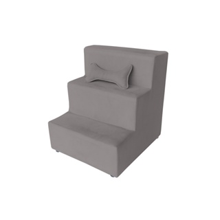 Escada Pet Escadinha P Cachorro Gato Rampa Cinza em Oferta na Shopee