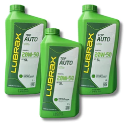 KIT 3 ÓLEO LUBRAX 20W50 ESSENCIAL.