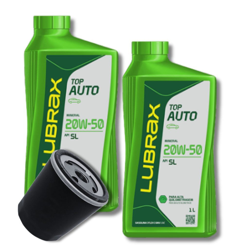KIT 2 ÓLEO LUBRAX 20W50 ESSENCIAL + TO1703