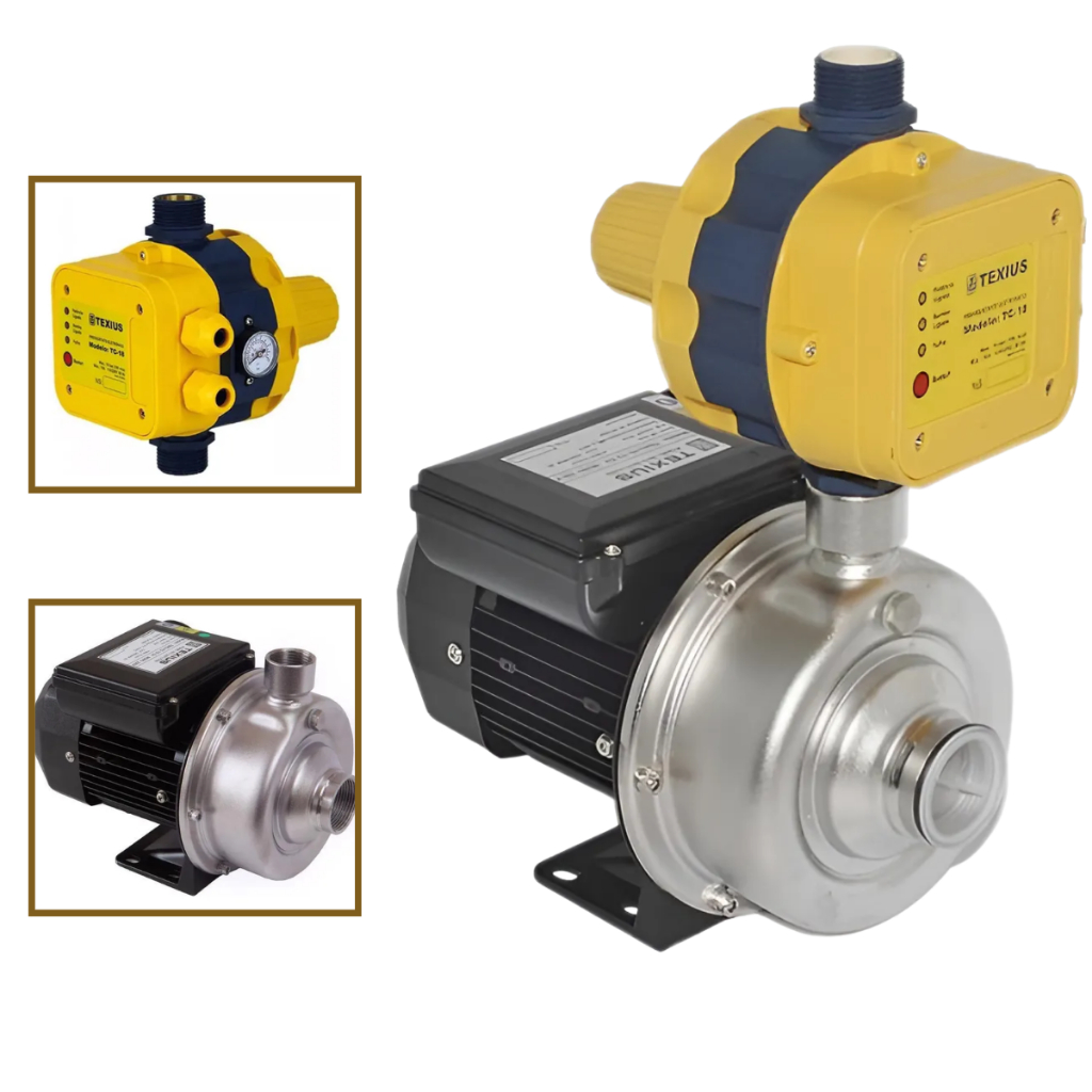 Bomba Pressurizadora Texius TPLI-70 TC-18 1/2CV 220V Aço Inox