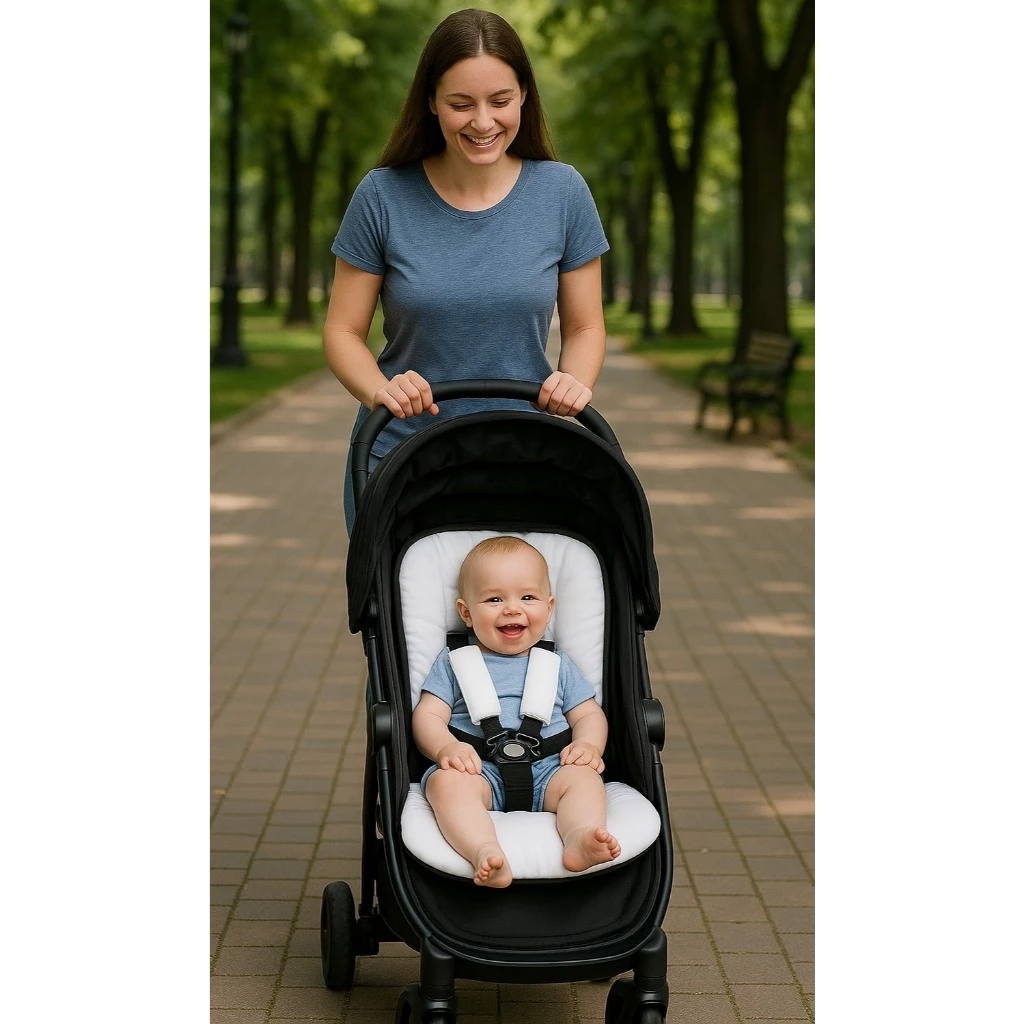 COLCHONETE PARA CARRINHO 100% ALGODÃO - MODELO UNIVERSAL- VARIAS CORES