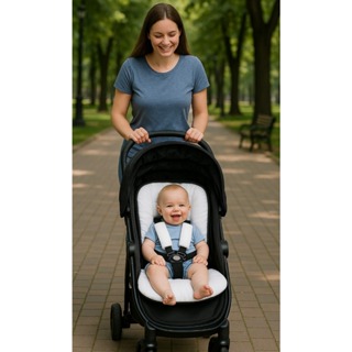 COLCHONETE PARA CARRINHO 100% ALGODÃO - MODELO UNIVERSAL- VARIAS CORES em Oferta na Shopee