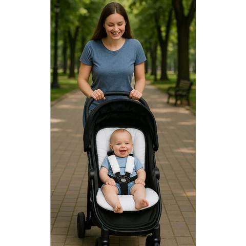 COLCHONETE PARA CARRINHO 100% ALGODÃO - MODELO UNIVERSAL- VARIAS CORES