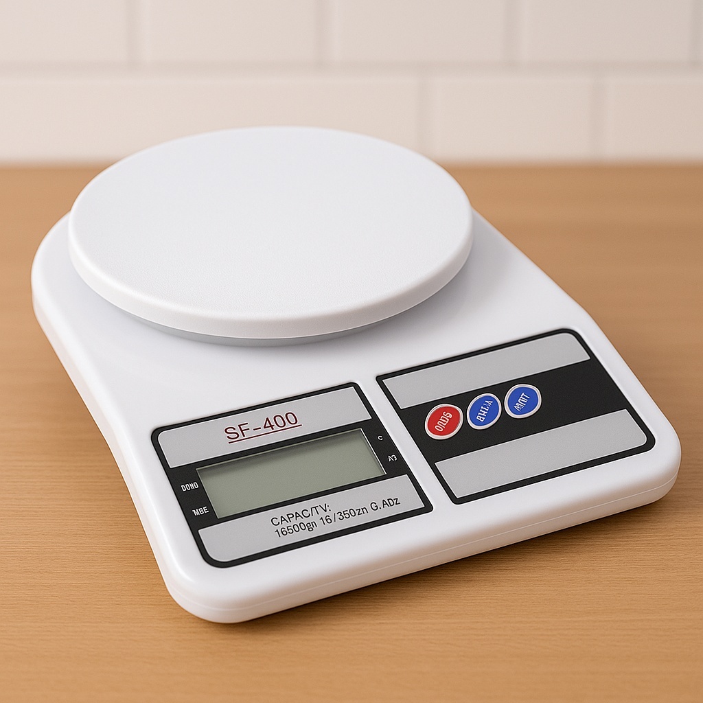 Balança de Precisão Digital 10kg Para Cozinha Pesagem de Alimentos Padaria Confeitaria