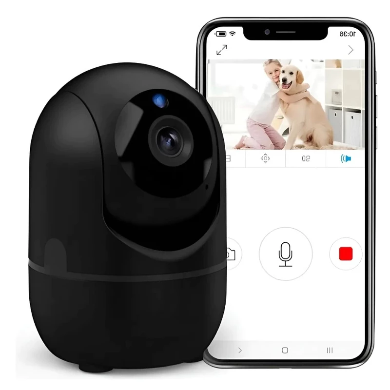 Babá Eletrônica Wi-Fi 1080p com Visão Noturna Infravermelho e Microfone — foto 7
