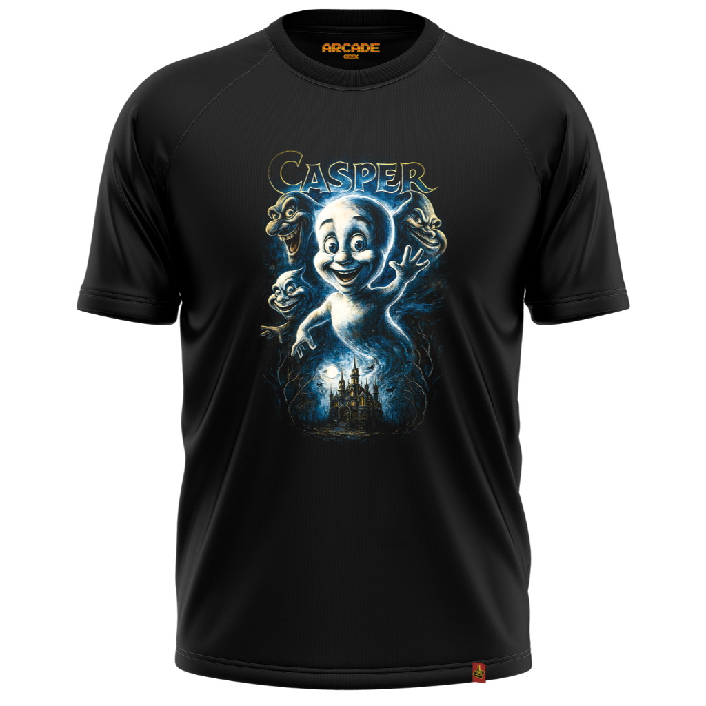 Camiseta Filmes Series Fantasma Camarada Gasparzinho Comédia Gótico
