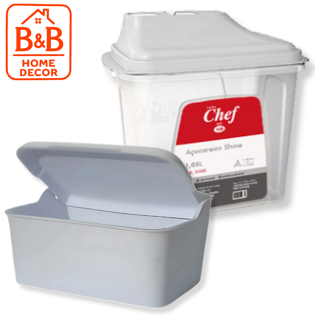 Saleiro de Cozinha 500ml com Tampa Basculante