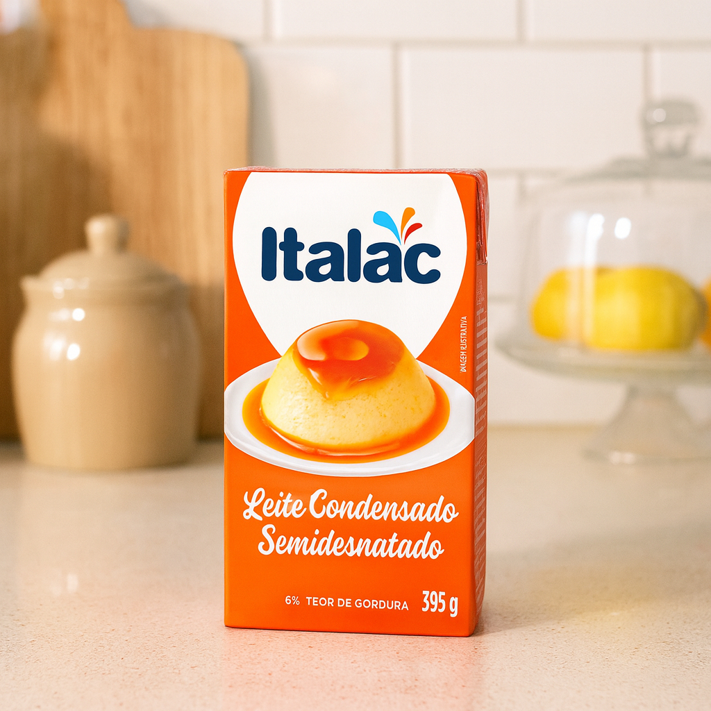 Leite Condensado Italac 395g cada🍮 Semidesnatado | Cremoso, Saboroso e Envio Imediato!