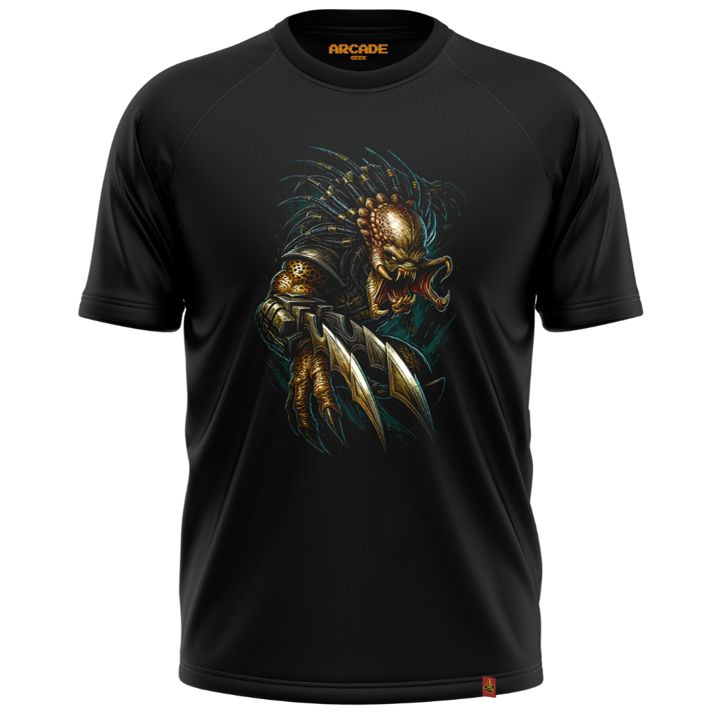 Camiseta Filmes Series Predador ALien Caçador Sangra