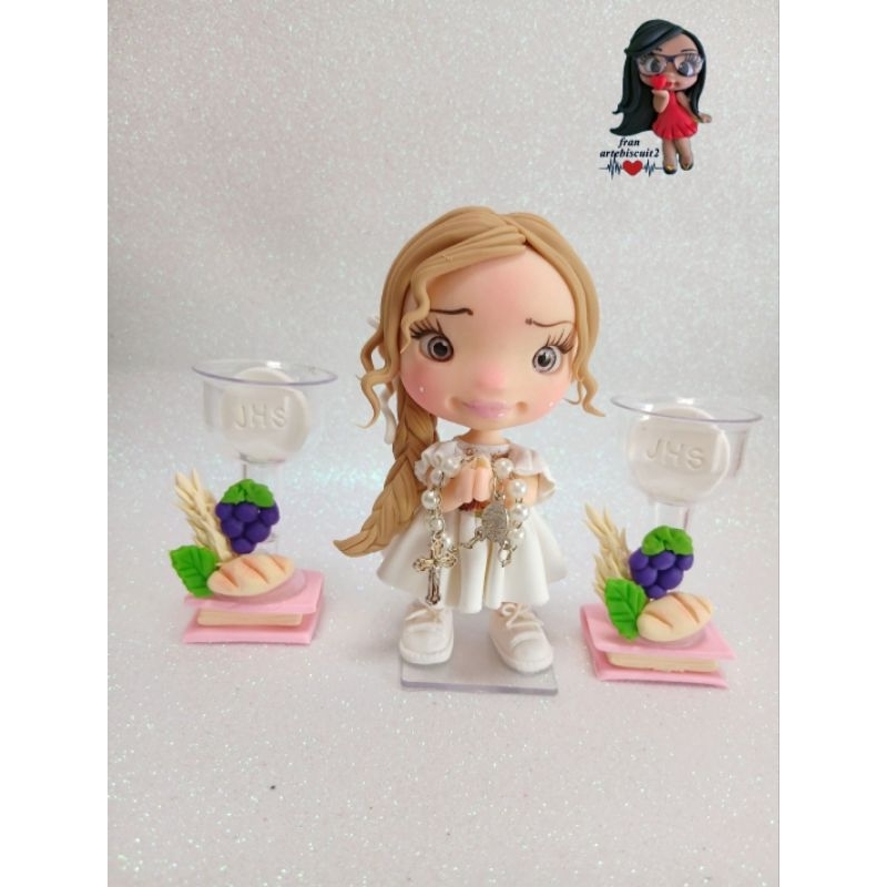 Lembrancinhas Personalizadas 1°Eucaristia em Biscuit,lembrancinhas para 1 comunhão,lembrancinha Personalizada em Biscuit