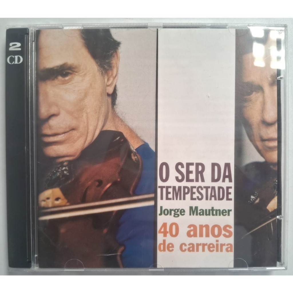 2 CD O SER DA TEMPESTADE JORGE MAUTNER 40 ANOS DE CARREIRA