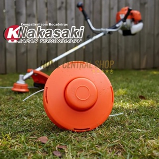 Carretel Com Fio De Nylon Automático Para Roçadeira Nakasaki 63cc 65cc Pro / Multifuncional em Oferta na Shopee