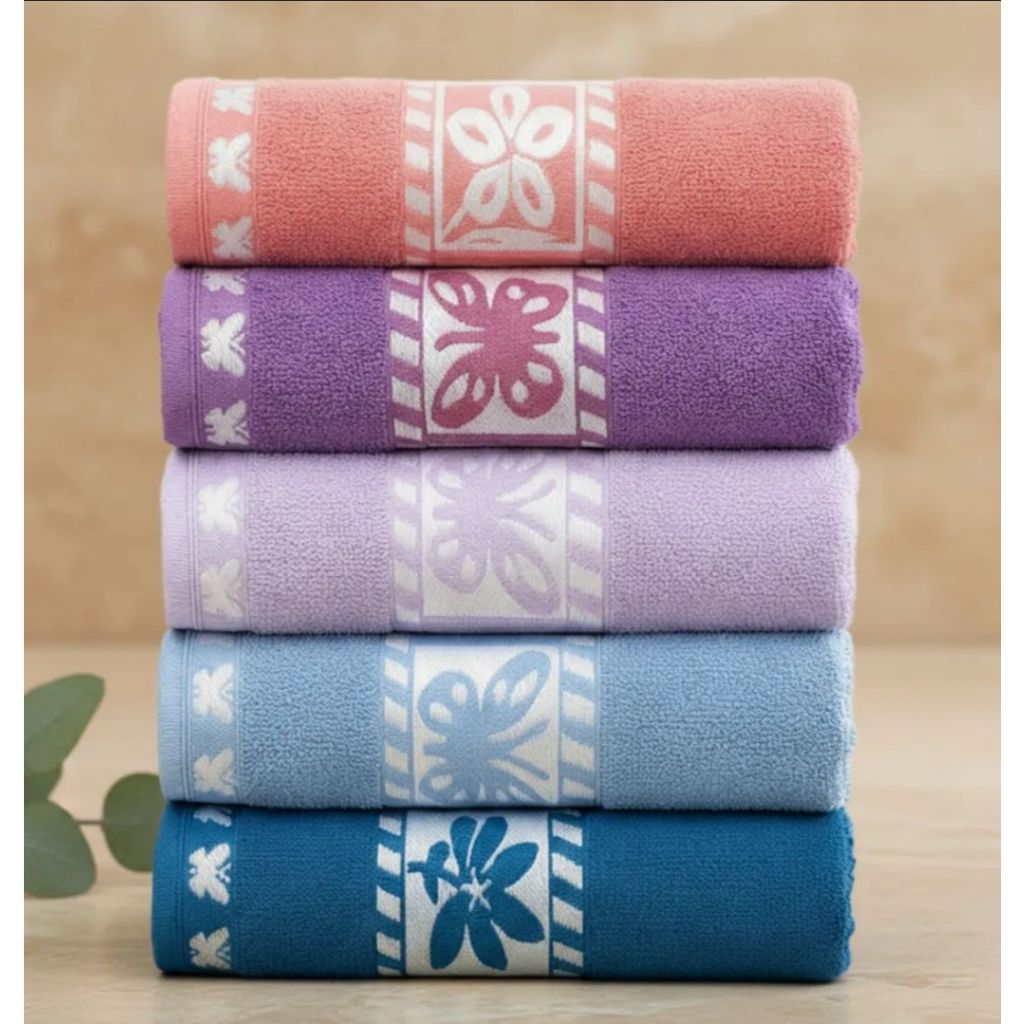 Kit Toalhas de Banho Bela e Confortável 70x1,40cm 100% Algodão 400 g/m² Direto de Fábrica