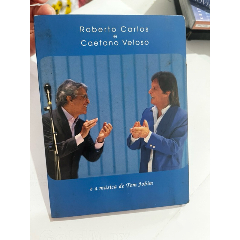 DVD Roberto Carlos e Caetano Veloso e a música de Tom Jobim de Roberto Carlos e Caetano Veloso - ref:002