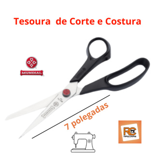 Tesoura de Corte Costura e Multiuso Mundial Original 7 Polegadas em Oferta na Shopee