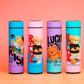 Garrafa Térmica Inox 500ml com Termômetro LED Infantil - Estilo Moderno e Isolamento Superior em Oferta na Shopee