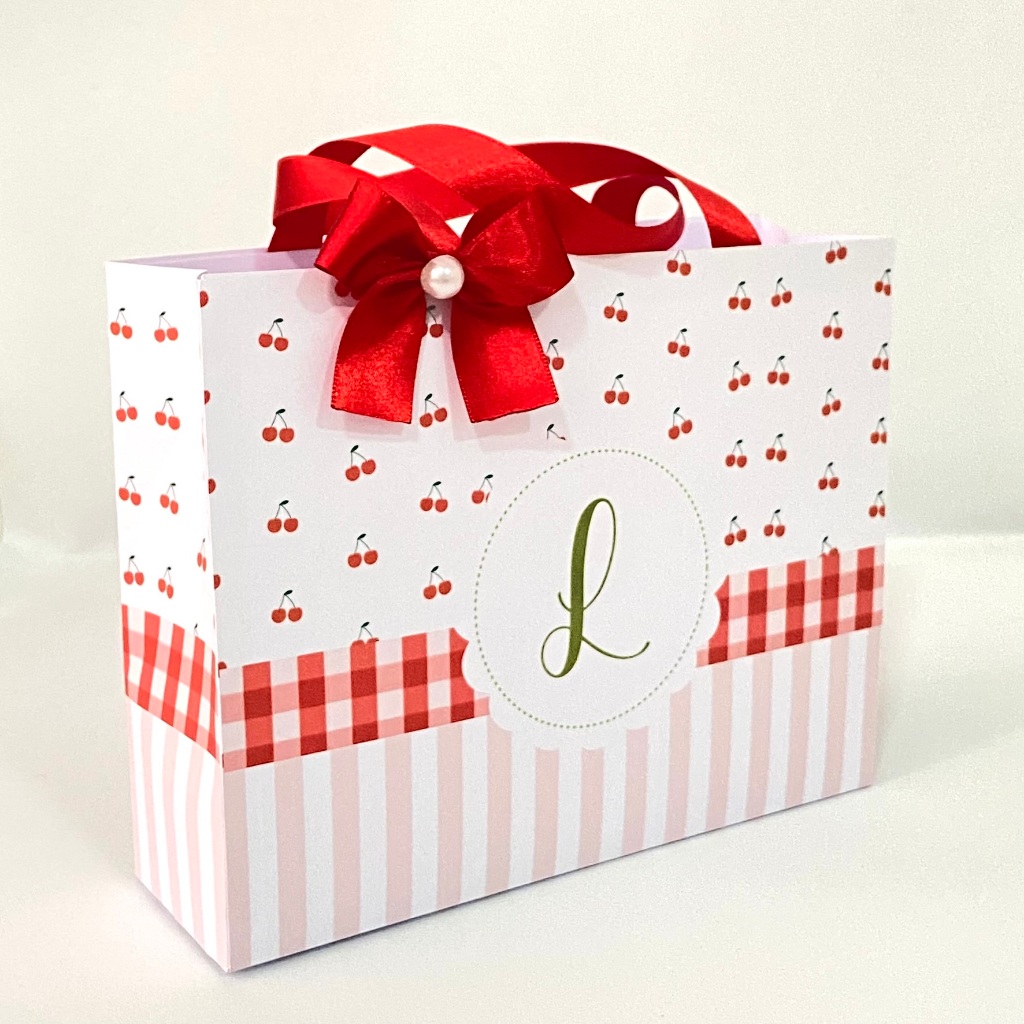 Sacolinha Surpresa Personalizada Cerejinha /Lembrancinhas / Festa / Aniversário / Decoração