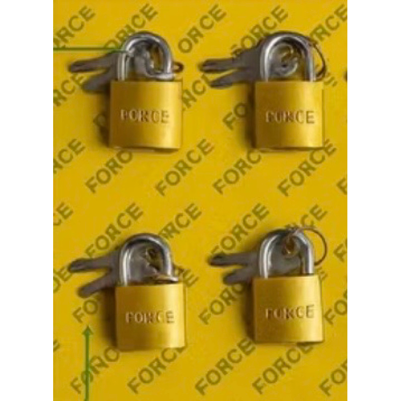 Kit 4 Cadeado Force TAM 25mm