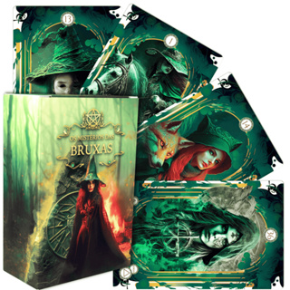 Baralho Cigano Os Mistérios das Bruxas 36 Plastificadas 100% Nacional Lançamento Sistema Cigano em Oferta na Shopee