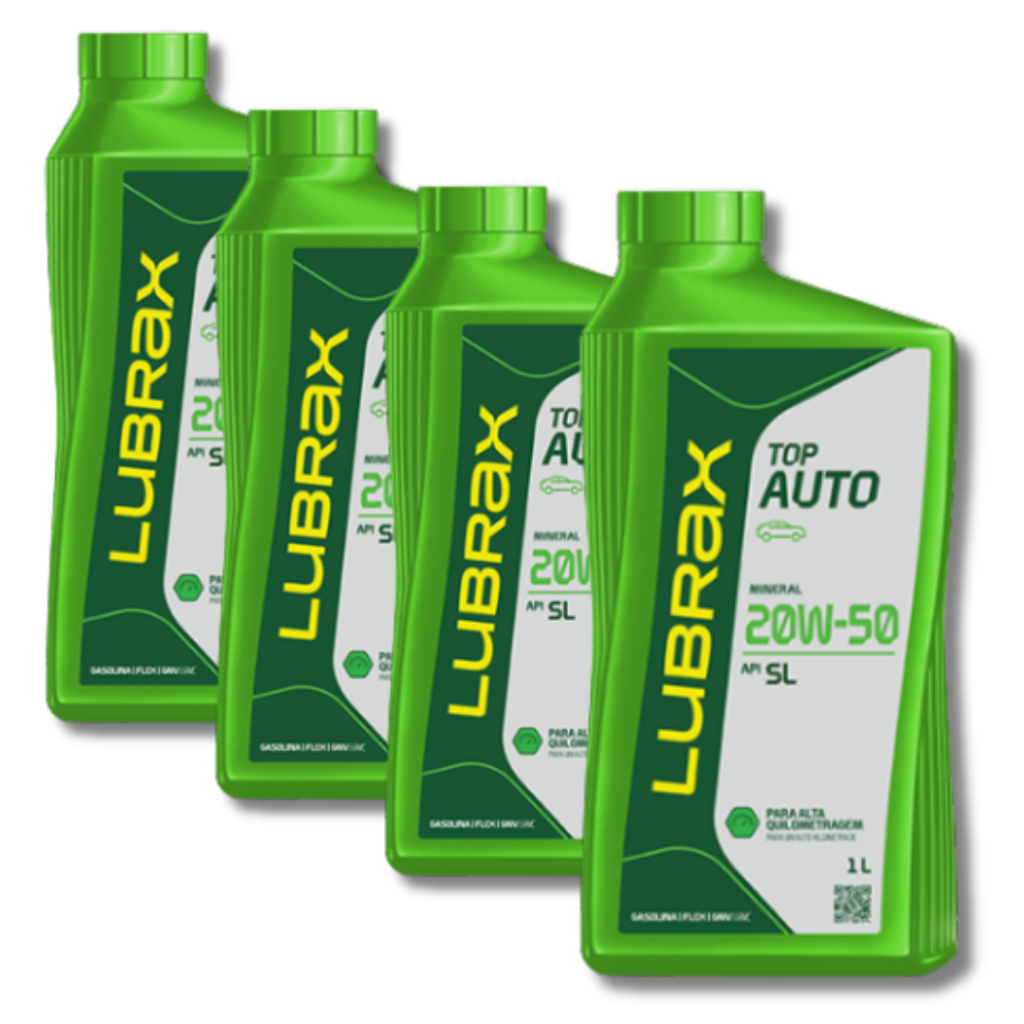 KIT REVISÃO LUBRAX 20W50 + FILTROS (CORSA WIND 1.0 1998) — imagem 2 de 2