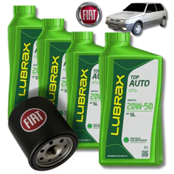 KIT REVISÃO LUBRAX 20W50 + FILTRO (FIAT 1992>2000)