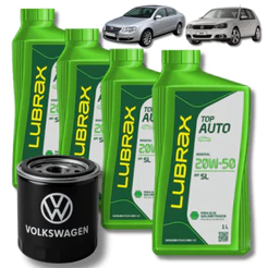 KIT TROCA DE ÓLEO LUBRAX 20W50 + FILTRO BORA GOLF PASSAT