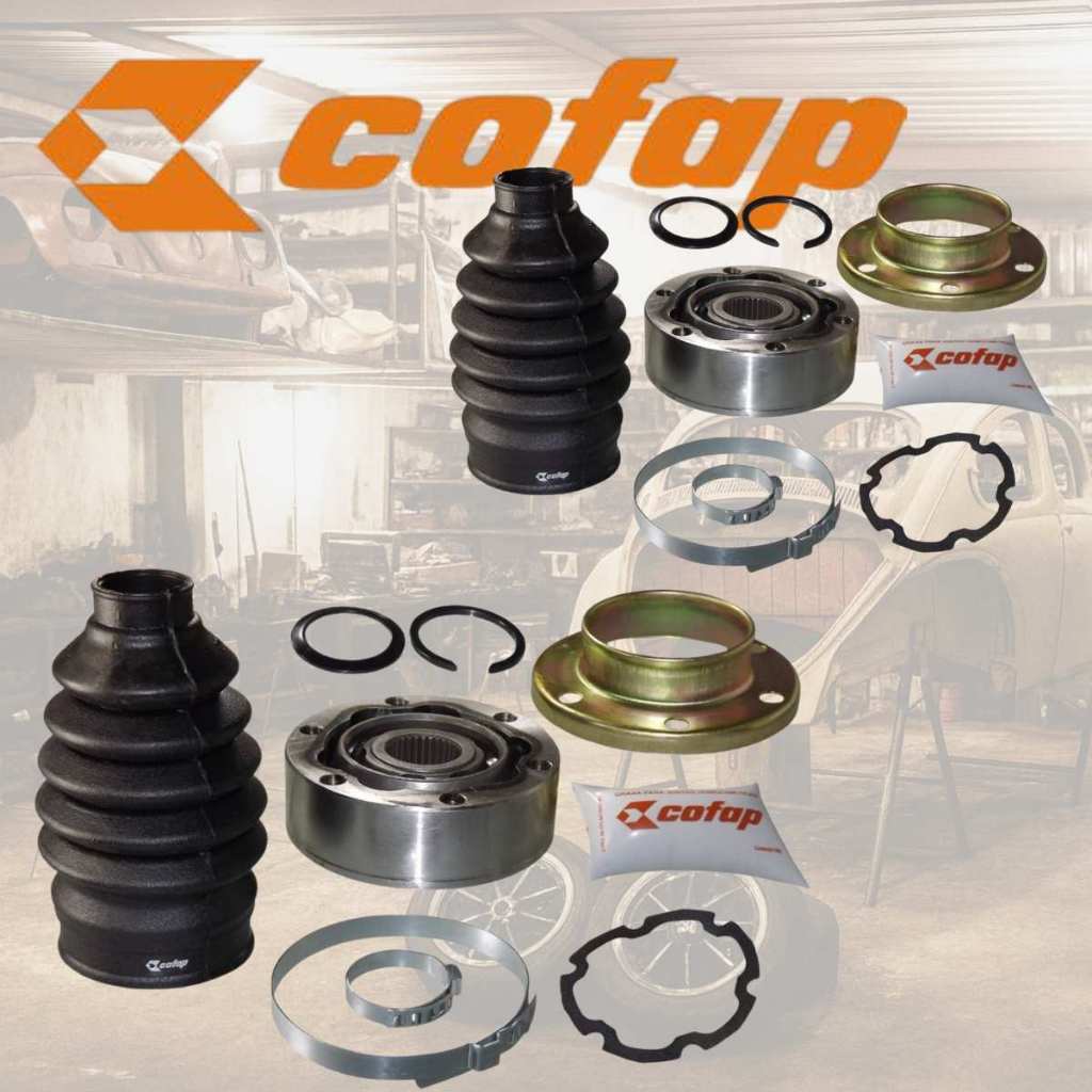 02 Junta Homocinetica Deslizante original Cofap kombi 1.4 8v Flex Carat Furgão 1.6 8v Boxer Ar