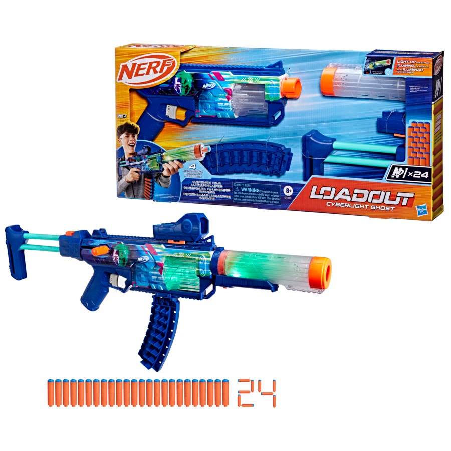 Nerf N1 Loadout Cyberlight Ghost - Hasbro G1825 em Oferta na Shopee