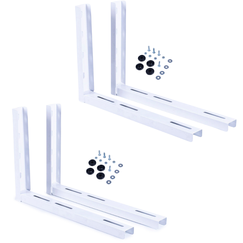 Kit 2 Suportes Ar Condicionado 450mm (45cm) Split 7000 até 12000Btus Condensadora Retangular, Barril