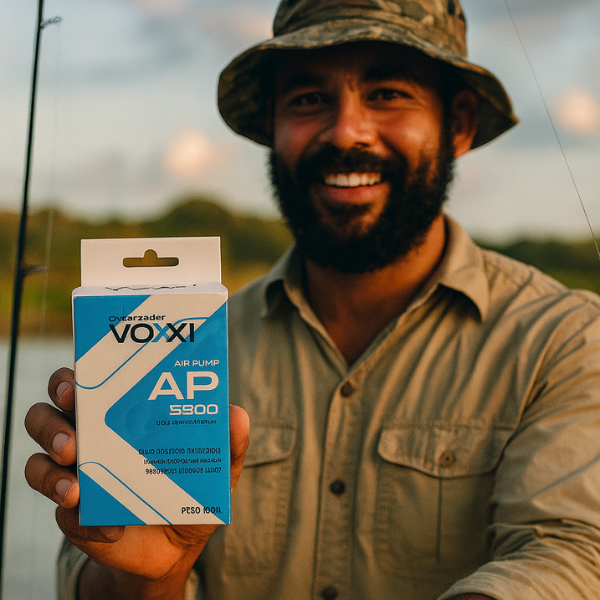 Oxigenador Voxxi Compressor Aquário Pesca Ap5500 Isca Viva Aerador Fazer Oxigênio Bombinha De Ar