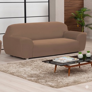 Capa Protetor De Sofá King 4 Lugares Avulsa Lisa Coladinha em Oferta na Shopee