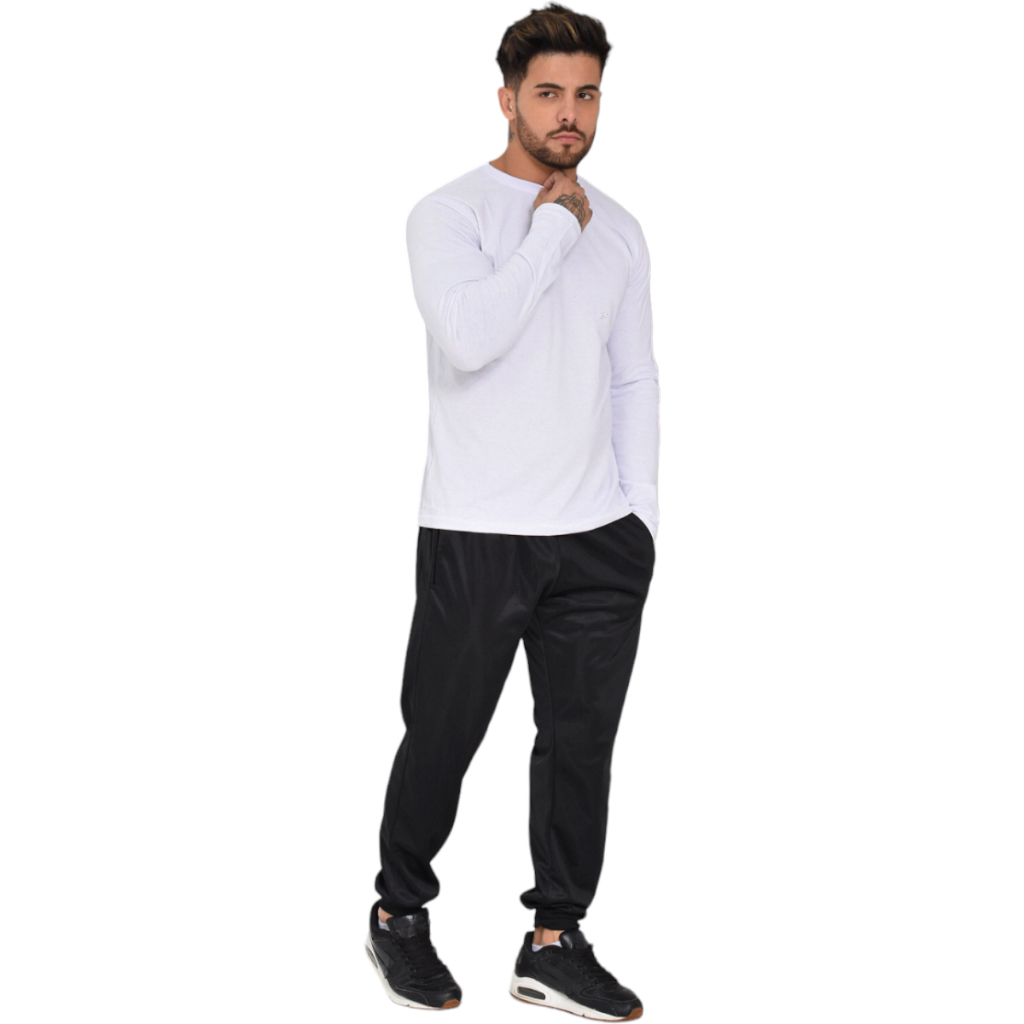 Calça Chimpa Masculina Adulto Esportiva Poliéster com Elástano Confortável Treino