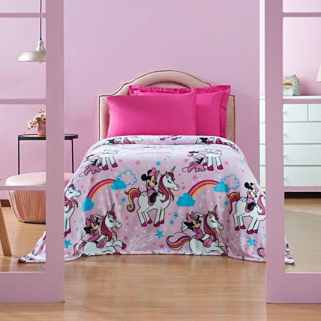 Cobertor Manta Infantil Solteiro Disney Original  Antialérgica - Menina e Menino em Oferta na Shopee