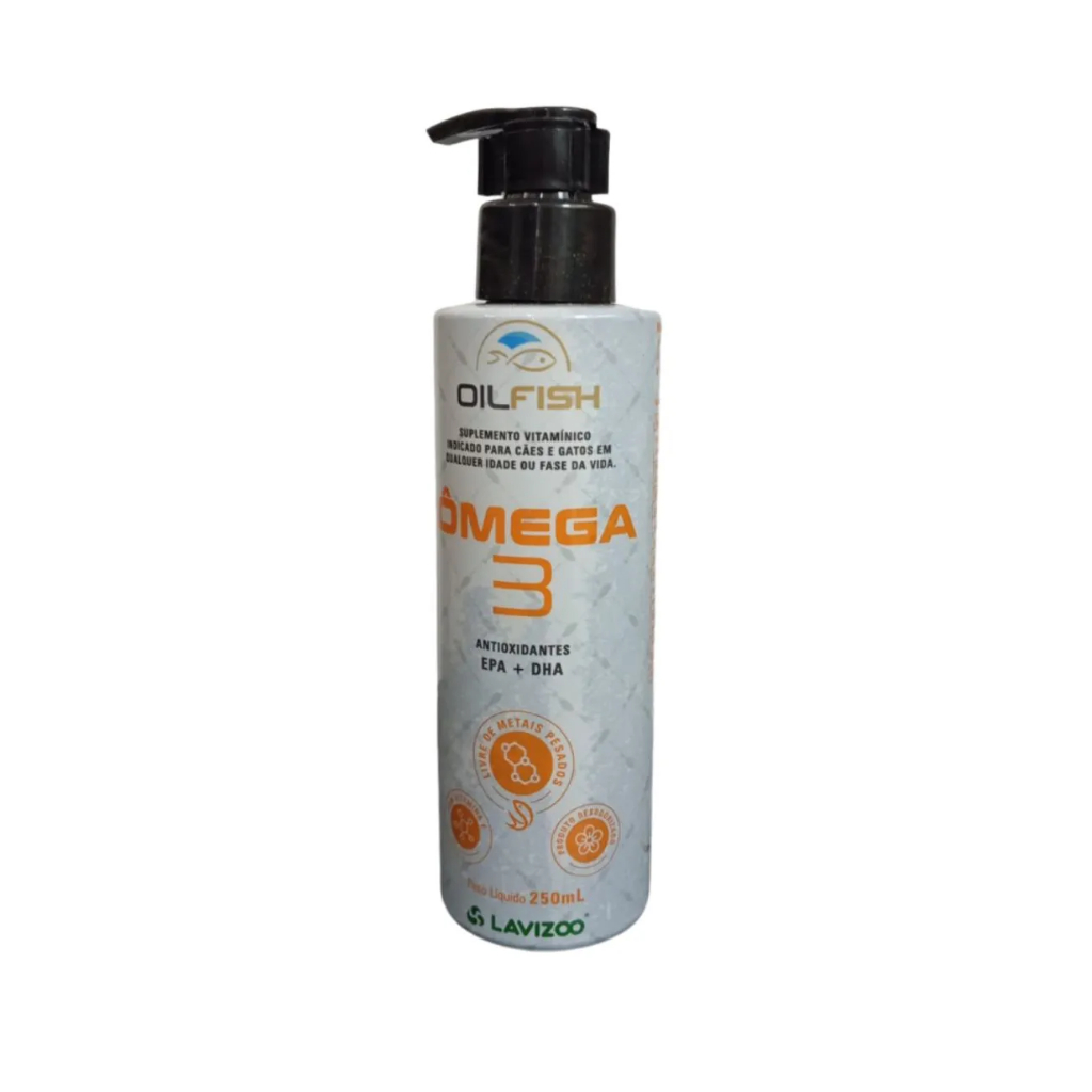 Lavizoo Omega 3 Cães E Gatos Oil Fish Lavizoo 250 Ml