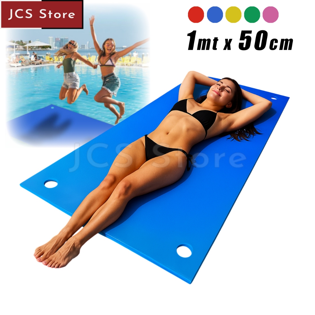 Tapete Flutuante 100 x 50 x 3 Piscina Lago EVA Alta Flutuação Boia Relaxante Adulto Infantil em Oferta na Shopee