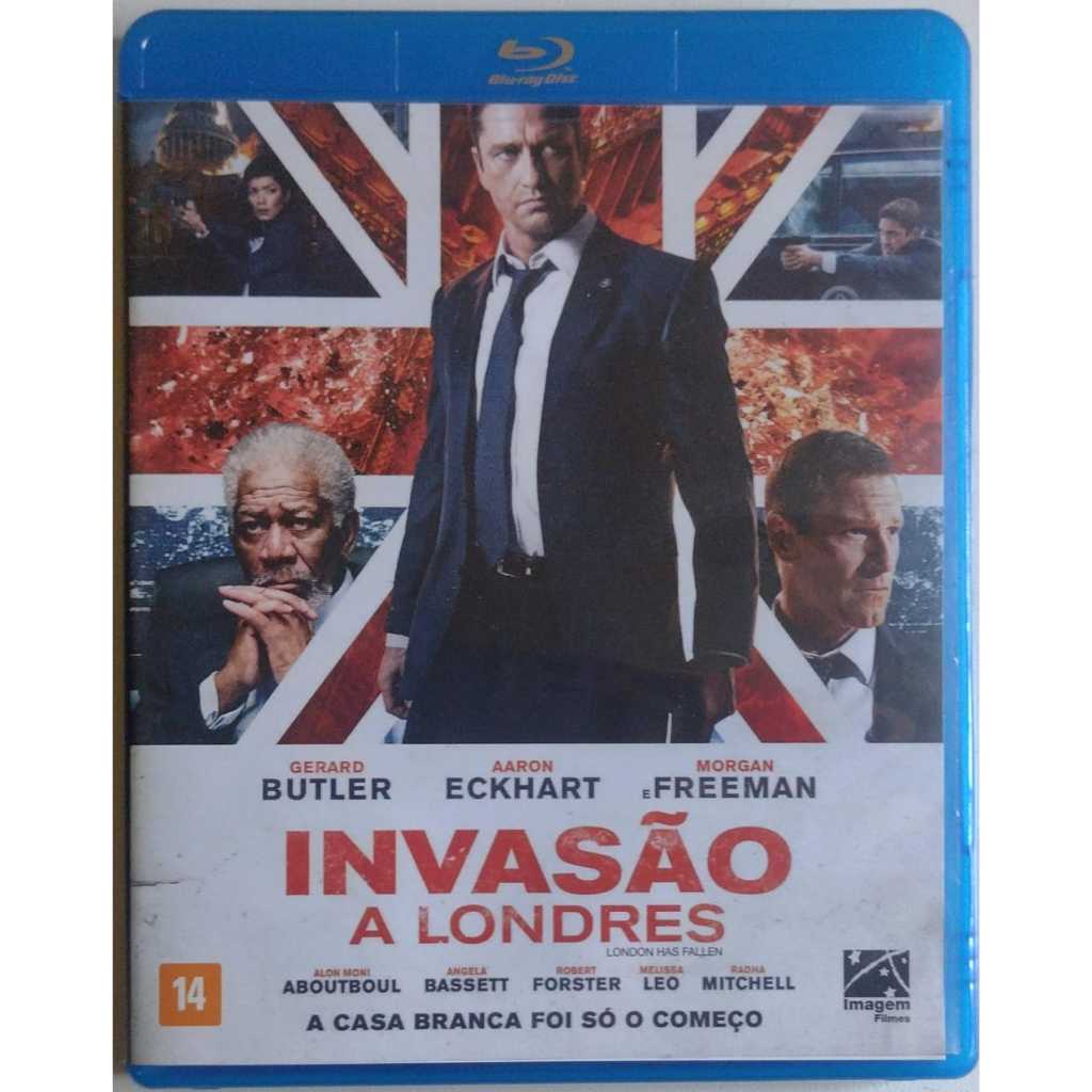 Invasão A Londres Blu-ray Gerar Butler Morgan Freeman