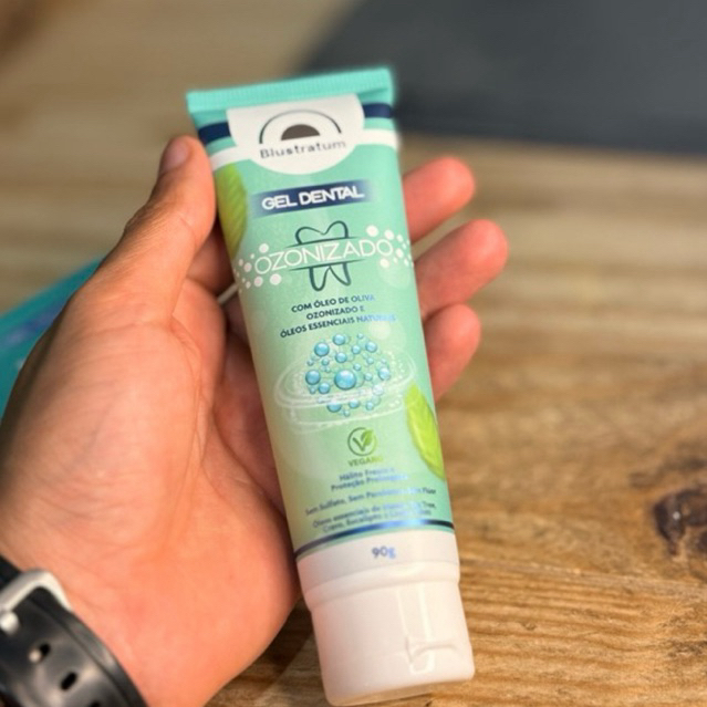 gel dental ozonizado Blustratum 90 gramas em Oferta na Shopee