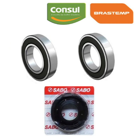 Kit Retentor E Rolamento Lavadora Brastemp E Consul