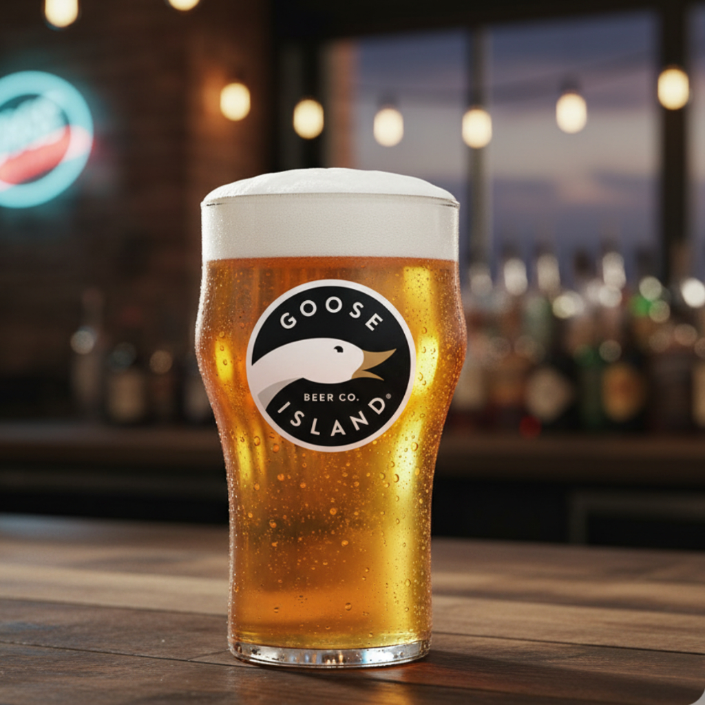 Copo Para Cerveja Gooser Island, Copos de Cristal 350ml - Ruvolo