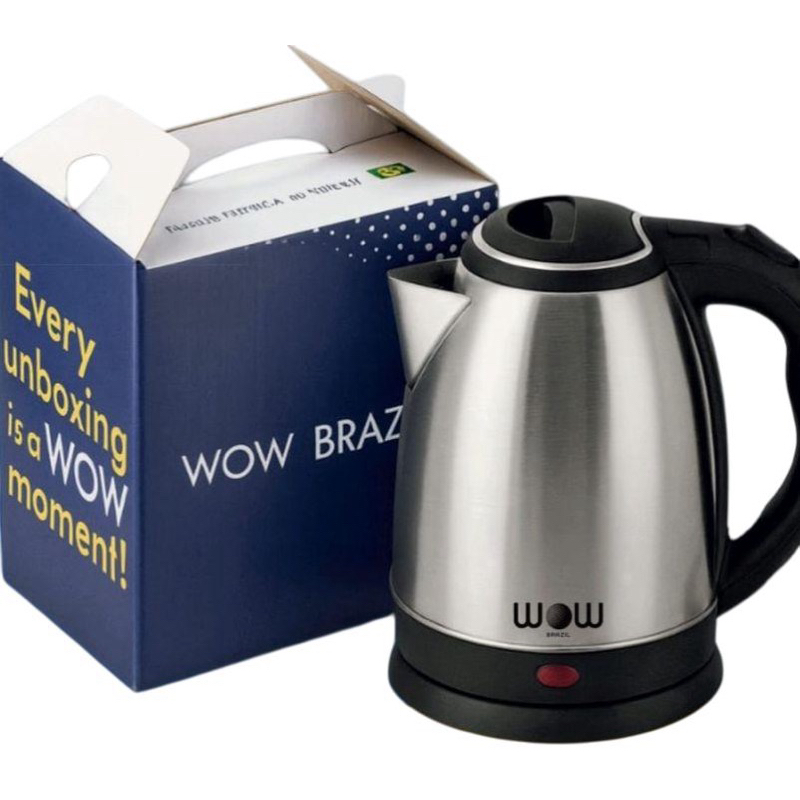 Chaleira Elétrica  1,8 Lts Inox 110v/220v em Oferta na Shopee